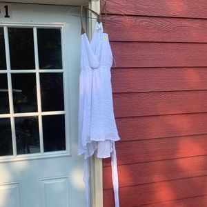 White breezy summer dress